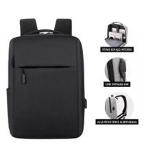 Mochila Bolsa Antifurto Unissex Prática Com Carregamento USB Reforçada