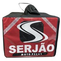 Mochila Bolsa Bag Motoboy Delivery Pizza Isopor C/ Aluminio Serjão Moto Peças