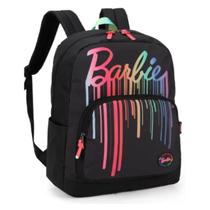 Mochila Bolsa Costas Barbie Filme Juvenil Feminina Preto