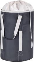 Mochila Bolsa de Lavanderia Duffel CleverMade 62L XL Carvão