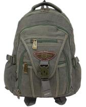 Mochila Bolsa Em Lona Reforçada Escolar Trabalho Passeio Viagem Trilha