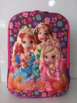 Mochila Bolsa Escolar Feminina Princess - Vozz