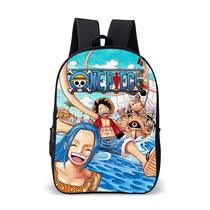 Mochila Bolsa Escolar Infantil One Piece Volta Às Aulas