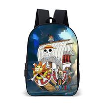 Mochila Bolsa Escolar Infantil One Piece Volta Às Aulas