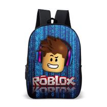 Mochila Bolsa Escolar Infantil Roblox Volta Às Aulas