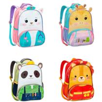 Mochila Bolsa Escolar Passeio Infantil Bebe Creche Menina/Menino
