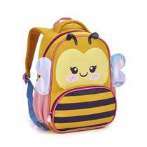 Mochila Bolsa Escolar Pequena Infantil Mochilinha Creche Animais Pets 3D ZOOP