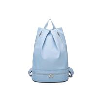 Mochila, bolsa esportiva de ginástica, bolsa de ioga para mulheres, impermeável, laranja