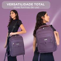 Mochila Bolsa Estudante de Lado Trabalho Executiva Escolar Notebook 35L Impermeável Reforçada