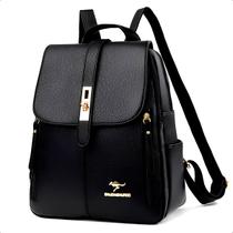Mochila Bolsa Feminina Antifurto Couro Mochilinha Impermeável Mochila Bolsa Feminina Antifurto Couro Mochilinha Impermeável