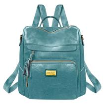 Mochila Bolsa Feminina Antifurto Dia A Dia Trabalho Faculdade Passeio Juvenil Alça Transversal e Ombro Adulto Reforçada