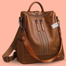 Mochila Bolsa Feminina Bolso Antifurto Passeio Dia A Dia Social Super Charme Com Alça de Ombro Mochila Bolsa Feminina Bolso Antifurto Passeio Dia A Dia Social Super Charme Com Alça de Ombro