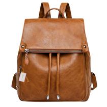 Mochila Bolsa Feminina de Costas Media Casual em material sintético Resistente Trabalho Passeio Faculdade Dia a Dia Reforçada Elegante