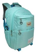 Mochila Bolsa Feminina Escolar Trabalho Viagem Passeio Resistente