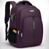 Mochila Bolsa Feminina Masculina Notebook Reforçada Escolar Faculdade Dia a Dia Trabalho Viagens Anti Furto Semi Impermeável Com Saída USB e Cadeado