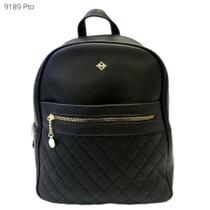 Mochila Bolsa Feminina Matelassê Casual Dia a Dia com Divisões 9189