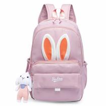 Mochila Bolsa Feminina Polo One Escolar Casual Passeio Coelho (Rosa) Mochila Bolsa Feminina Polo One Escolar Casual Passeio Coelho (Rosa)