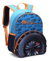 Mochila Bolsa Grande Carro Escolar Infantil 3d De Costas - D'PRESENTES