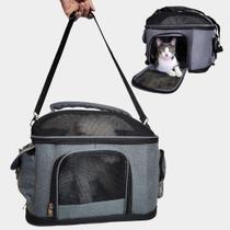 Mochila Bolsa Grande Transporte Pet Avião Cachorro Gato Mochila Bolsa Grande Transporte Pet Avião Cachorro Gato