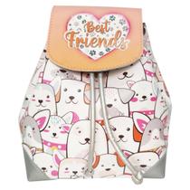 Mochila Bolsa Infantil Menina Cachorros, Magicc Bolsas