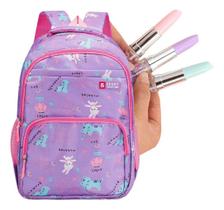 Mochila Bolsa Juvenil Feminina Impermeável + Brinde Caneta Mochila Bolsa Juvenil Feminina Impermeável + Brinde Caneta