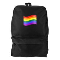 Mochila Bolsa Masculina Basica Escolar Pega a Visão Bandeira LGBT Orgulho
