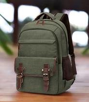 Mochila Bolsa Masculina Feminina Espaçosa Moderna Alto Padrão Reforçada De Lona Dia a Dia Trabalho Escolar Passeio Faculdade