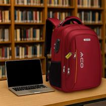 Mochila Bolsa Masculina Feminina Notebook Anti Furto Reforçada Escolar Faculdade Dia a Dia Trabalho Resistente A Agua Reforçada USB