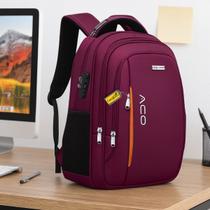 Mochila Bolsa Masculina Feminina Notebook Anti Furto Resistente A Agua Reforçada USB - ACO
