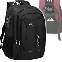 Mochila Bolsa Masculina Feminina Notebook Anti Furto Resistente A Agua Reforçada USB Viagem Escolar Faculdade Trabalho Dia a Dia