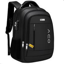 Mochila Bolsa Masculina Feminina Notebook Bolso Antifurto Cadeado na Lateral Alto Padrão e Com Saída USB Trabalho Faculdade Escolar Viagem Dia a Dia Mochila Bolsa Masculina Feminina Notebook Bolso Antifurto Cadeado na Lateral Alto Padrão e Com Saída USB Trabalho Faculdade Escolar Viagem Dia a Dia