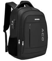 Mochila Bolsa Masculina Feminina Notebook Bolso Antifurto Cadeado na Lateral Alto Padrão e Com Saída USB Trabalho Faculdade Escolar Viagem Dia a Dia - ACO