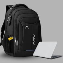 Mochila Bolsa Masculina Feminina Notebook Escolar Anti Furto Resistente Ideal para Faculdade Dia a Dia Trabalho Reforçada e com Saída USB