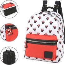 Mochila Bolsa Minnie Mouse Escolar Impermeável Masculina Feminina Unissex Viagem Passeio Reforçada - Apparatos