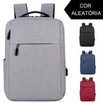 Mochila Bolsa Notebook Escolar Masculina Feminina Volta Aulas Cabo Usb Estudante Universitário Mochila Bolsa Notebook Escolar Masculina Feminina Volta Aulas Cabo Usb Estudante Universitário