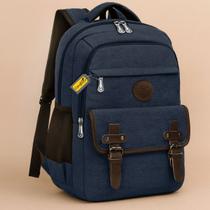Mochila Bolsa Notebook Masculina Feminina de Lona Dia a Dia Reforçada Resistente Super confortável Prática Para Trabalho Passeio Viagens e Dia a Dia