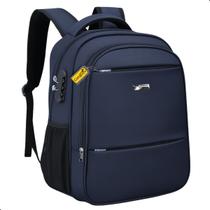 Mochila Bolsa Notebook Masculina Feminina Reforçada com Cadeado Ideal Para Escola Faculdade Viagens