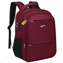 Mochila Bolsa Notebook Masculina Feminina Reforçada com Cadeado Ideal Para Escola Faculdade Viagens Mochila Bolsa Notebook Masculina Feminina Reforçada com Cadeado Ideal Para Escola Faculdade Viagens