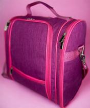 Mochila / Bolsa Organizadora Porta Esmaltes Alça Profissional Manicure - B22 - PINK