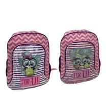 Mochila Bolsa Paetes 2 Faces Escolar Infantil