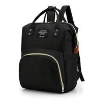 Mochila Bolsa Para Maternidade Térmica Bebe(Preto)