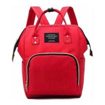 Mochila Bolsa Para Maternidade Térmica Bebe(Vermelho)