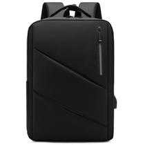 Mochila Bolsa Para Notebook 15 Polegadas Impermeável Slim Executiva Resistente Reforçada Masculina Feminina Escolar Usb