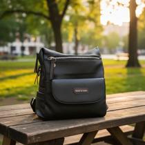 Mochila Bolsa Pavão De Ouro preto impermeável