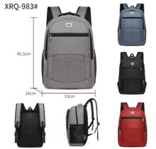 Mochila Bolsa Reforçada Masculina e Feminina Preto