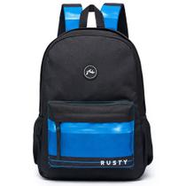 Mochila Bolsa Rusty Escolar Grande Espaçosa Notebook Reforçada