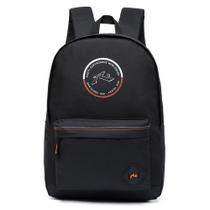 Mochila Bolsa Rusty Masculina Resistente Espaçosa Preto Escolar Passeio