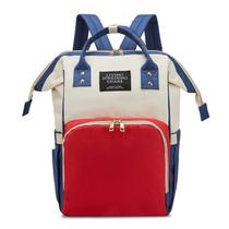 Mochila Bolsa Saída Maternidade Multifunção Termica Tricolor Mochila Bolsa Saída Maternidade Multifunção Termica Tricolor