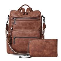 Mochila, bolsa Shrie Leather Fashion para mulheres, viagens e trabalho