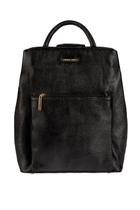 Mochila bolsa slim couro liso antifurto Lavínia - Mochila bolsa slim couro liso antifurto Lavínia -